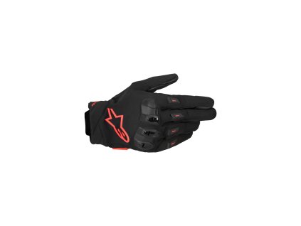 rukavice SP X 3, ALPINESTARS (černá/červená fluo) 2025