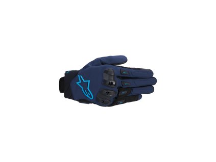 rukavice SP X 3, ALPINESTARS (tmavě modrá/světle modrá) 2025