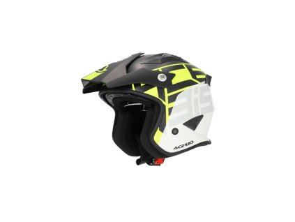 ACERBIS přilba JET ARIA SPORT černá/fluo žlutá L
