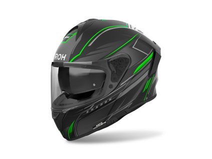 přilba SPARK 2 Shadow, AIROH (zelená matná) 2025