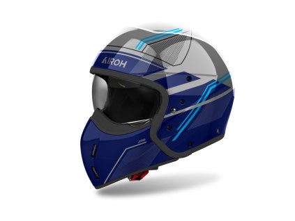 přilba J110 Slim, AIROH (modrá lesklá) 2025