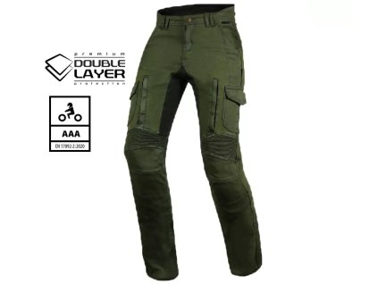 Pánské kalhoty Trilobite Acid Scrambler doublelayer AAA khaki