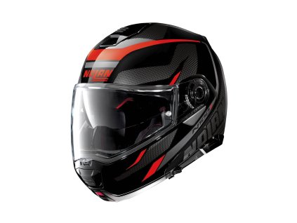 Moto helma Nolan N100-5 Lumiére N-Com Glossy Black 39