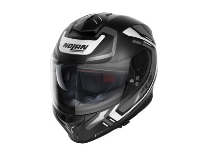 Moto helma Nolan N80-8 Ally N-com Flat Black 38