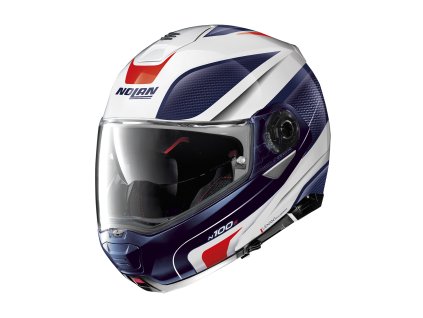 Moto helma Nolan N100-5 Orbiter N-Com Flat Lava Grey 74