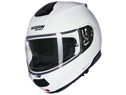 Moto helma Nolan N100-6 Classico  N-COM White 305