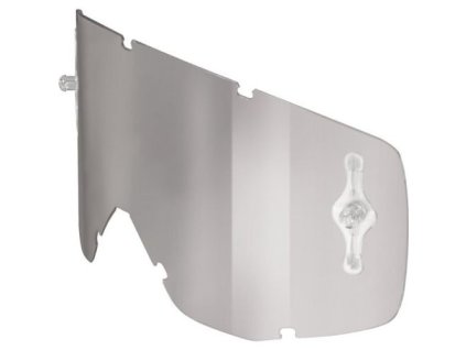 lens HUSTLE/TYRANT/SPLIT MX SGL WORKS clear silver chrome afc