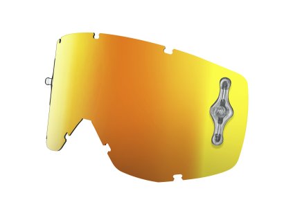 lens HUSTLE/TYRANT/SPLIT MX SGL WORKS yellow chrome afc