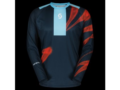 jersey EVO DIRT sail blue/fast red