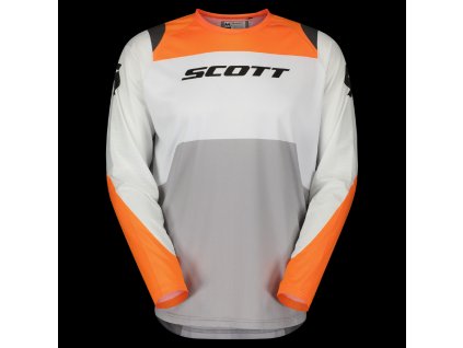 jersey EVO RACE bright white/shocking orange