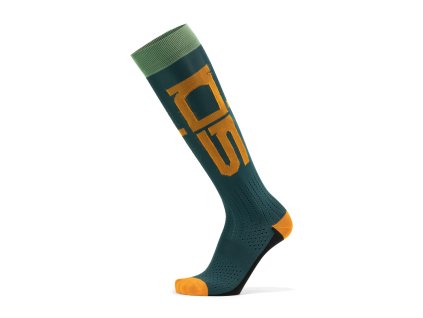 socks OFFSPRINT greeen/orange