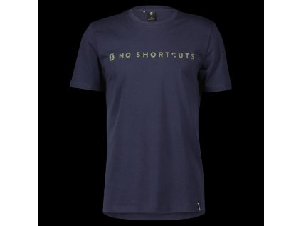 Tee M'S No Shortcuts SS dark blue
