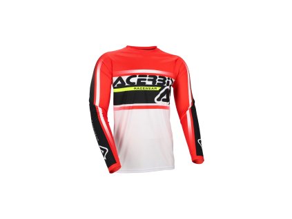 ACERBIS dres MX LINEAR LUGO červená/bílá 3XL
