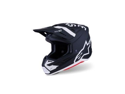 přilba SUPERTECH S-M7 DASHER, ALPINESTARS (černá/bílá/matná) 2027