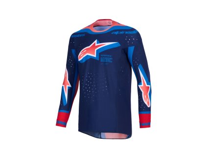 dres SUPERTECH VISTA, ALPINESTARS (tmavě modrá/korálová/cobaltová) 2026