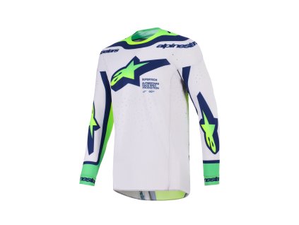 dres SUPERTECH VISTA, ALPINESTARS (světle šedá/žlutá fluo/zelená/modrá/růžová) 2026