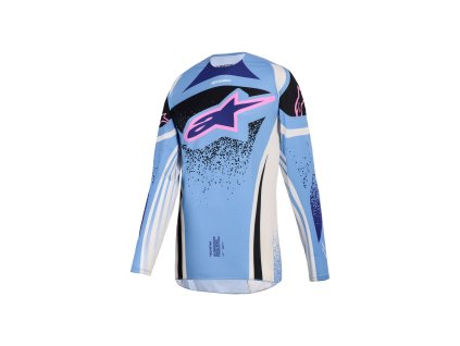 dres STELLA TECHSTAR NOMUR, ALPINESTARS, dámské (světle modrá/bílá offwite/černá/růžová) 2026