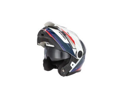 Acerbis Přilba RIDER GRAPHIC bílá/modrá/červená M