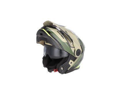 Acerbis Přilba RIDER GRAPHIC zelená/hnědá M