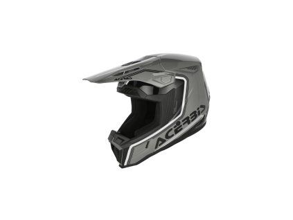 ACERBIS motokros přilba WHOOPS GRAPHIC šedá/černá L