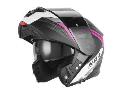 přilba N968 SHIFT, NOX (černá matná,bílá,růžová) 2026