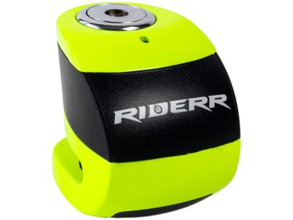 Riderr Zámek brzdového kotouče RS6 Alarm fluo zelený