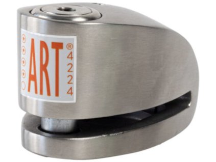 Riderr Zámek brzdového kotouče Riderr RD15S s alarmem stříbrný