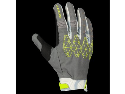 glove X-PLORE D3O grey/yellow
