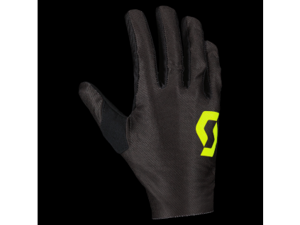 glove COMPETE caviar black/safety yellow