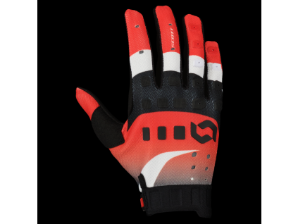 glove PODIUM PRO fast red/caviar black