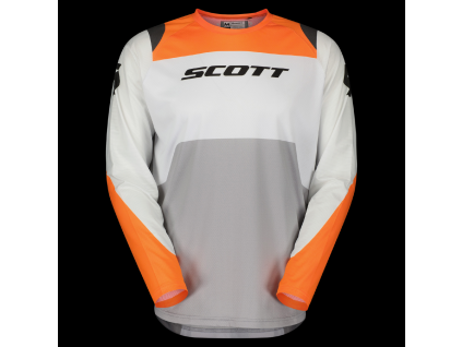 jersey EVO RACE bright white/shocking orange