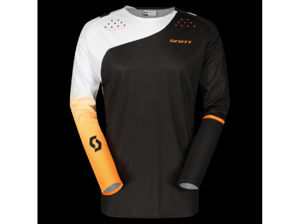 jersey PODIUM PRO caviar black/shocking orange