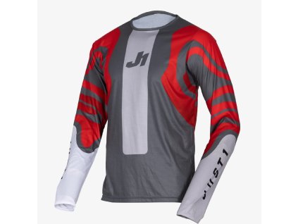 JUST1 dres J-ESSENTIAL fluid grey/red