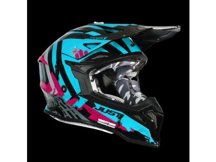 JUST1 přilba J39 marshall pink/black