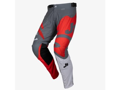 JUST1 kalhoty J-ESSENTIAL fluid grey/red