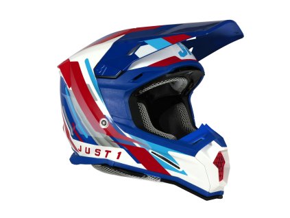 JUST1 přilba J22F performance red/blue/white