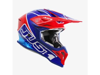 JUST1 přilba J39 thruster blue/white/red
