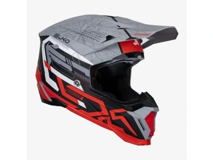 JUST1 přilba J40 mission red/grey