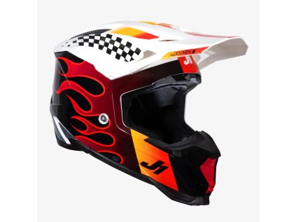 JUST1 přilba J40 sixties blue/black/white