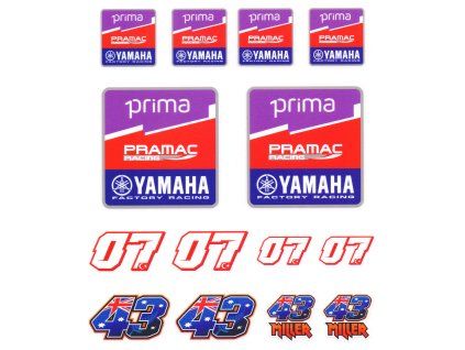 samolepky YAMAHA PRAMAC