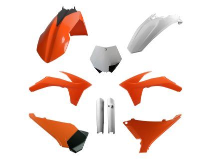 Sada plastů POLISPORT 91445 White KTM