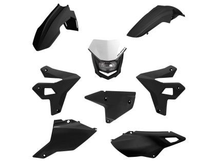 Sada plastů POLISPORT 91591 restyling černá