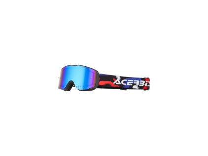 Acerbis Vanguard  MIRROR MX brýle junior černá/modrá černá/modrá