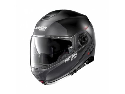 moto helma nolan n100 5 plus distinctive n com flat black 21