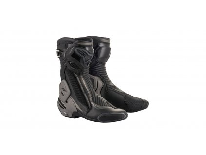 Boty SMX PLUS 2 2021, ALPINESTARS (černá/tmavá šedá)
