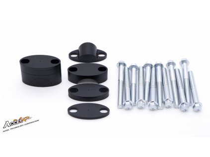Zvýšení řidítek ACCEL +39mm průměr 28,6mm černé