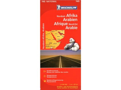 441 severovychodni afrika a arabie c 745 mapa