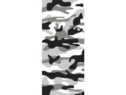 nákrčník víceúčelový Camo, ROLEFF (černý/šedý/bílý)