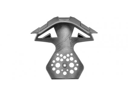 vrchní a vnitřní díl krytu bradové ventilace pro přilby SUPERTECH S-M10 a S-M8, ALPINESTARS (černá, verze ECE 22.05)