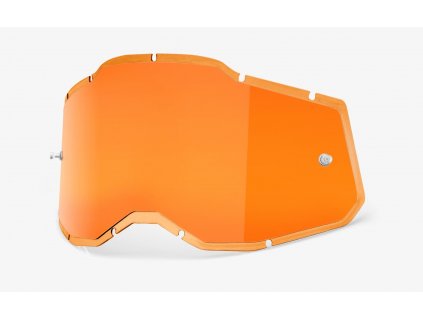 plexi Injected Racecraft 2/Accuri 2/Strata 2, 100% (žluté chrom, Anti-fog)